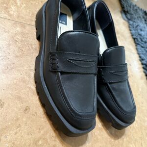 Dolce Vita Black Leather Loafers